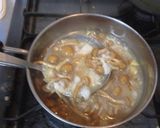 叩いた山芋となめこの味噌汁作り方3写真