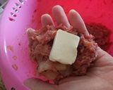 クリームチーズInハンバーグ作り方3写真