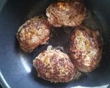 クリームチーズInハンバーグ作り方7写真