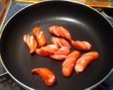 ソーセージのオイケチャ炒め作り方2写真
