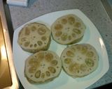 蓮根のはさみ揚げ♪和風あん♪作り方3写真