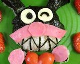 キャラ弁に〜簡単バイキンマン〜作り方7写真