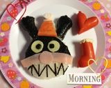 キャラ弁に〜簡単バイキンマン〜作り方10写真