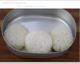 簡単キャラ弁＊ひとくちおにぎりゾウさん♪作り方2写真