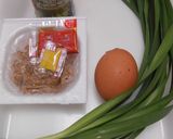 ニラと納豆と玉子の3点丼作り方1写真