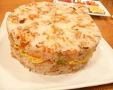 ✿　ひな祭り　ちらし寿司ケーキ　✿作り方5写真