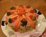 ✿　ひな祭り　ちらし寿司ケーキ　✿作り方7写真