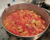 簡単おかず…ウィンナーと野菜のトマト煮作り方3写真