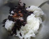 生ゆかりと梅干しのおにぎり作り方3写真
