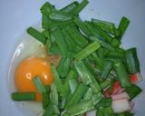 ニラと卵のふんわり中華スープ作り方1写真
