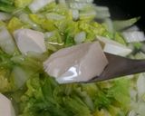 簡単♪ほっこり白菜豆腐中華煮作り方2写真