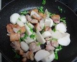 鶏肉とカブの煮物作り方3写真