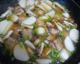 鶏肉とカブの煮物作り方5写真