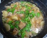 鶏肉とカブの煮物作り方6写真