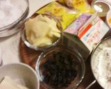 りんごとレーズンのチーズケーキ作り方1写真