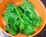 簡単☆菜の花とちくわの炒め物作り方1写真