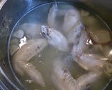 簡単ウェイパーと手羽☆具も激ウマスープ作り方3写真