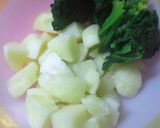 レンジでほうれん草とジャガイモのグラタン作り方3写真