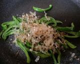 お弁当に緑黄色野菜♪ピーマンのおかか醤油作り方3写真