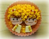 簡単キャラ弁おかず：もこもこちゃん作り方10写真