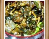 茄子と豚肉のピリ辛丼作り方5写真