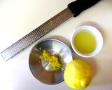 レモンと海老のペペロンチーノ作り方1写真