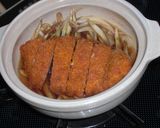 一人用土鍋で柳川風カツ煮作り方7写真