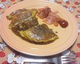 ベーコンを添えたポテトパンケーキ♪作り方6写真