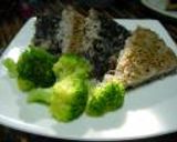 鶏肉とれんこんのゴマつくね焼き作り方4写真
