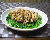 小松菜の豚肉載せかけ作り方4写真