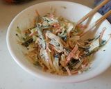 ベーコンとサーモンの野菜たっぷりサンド作り方1写真