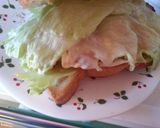 ベーコンとサーモンの野菜たっぷりサンド作り方14写真