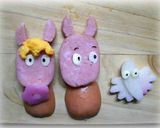 簡単キャラ弁おかず:ムーミンとフローレン作り方12写真