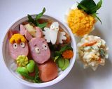 簡単キャラ弁おかず:ムーミンとフローレン作り方13写真