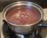 いちご大福気分♥いちご豆乳お汁粉作り方1写真
