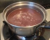いちご大福気分♥いちご豆乳お汁粉作り方1写真