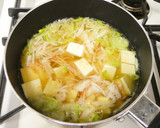 豆腐とカニかまの具だくさん中華スープ作り方2写真