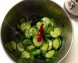 胡瓜とワカメのポン酢和えwithハチミツ作り方7写真
