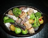 春野菜とパンのチーズ焼き　京都カフェ作り方3写真
