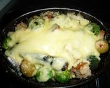 春野菜とパンのチーズ焼き　京都カフェ作り方8写真