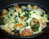 春野菜とパンのチーズ焼き　京都カフェ作り方9写真