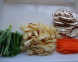 みつばと京菜の梅肉和え作り方3写真