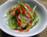 みつばと京菜の梅肉和え作り方6写真