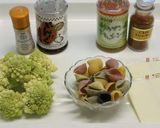 和風・ロマネスコとパスタのチーズ焼き作り方1写真