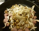 ♡魚肉ソーセージとしめじのカレー味マリネ作り方1写真