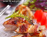 鶏もも肉や手羽が旨！オイ味噌マヨグリル作り方10写真