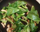 チンゲン菜の中華風炒め作り方5写真