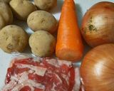 圧力鍋で簡単肉じゃが作り方1写真