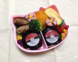 ポケモン モンスターボール ＜キャラ弁＞作り方4写真