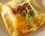 甘くないクレープ（朝食やランチ用）作り方9写真